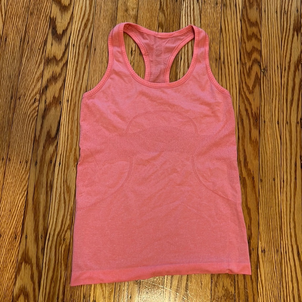 Pink swiftly tech lululemon racer back tank